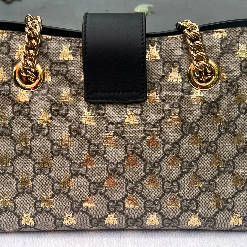 Gucci Black and Gold Crossbody Bag - Picture 2 of 7